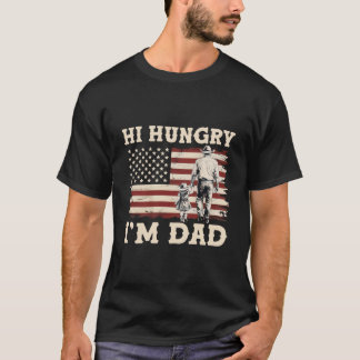 Hallo hongerige ik ben papa t-shirt