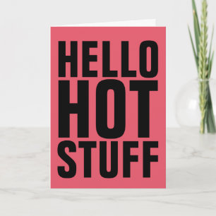 hallo HOT STUFF-WENSKAARTEN Kaart