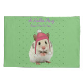 hallo Hug Hamster Kussensloop (Achterkant)