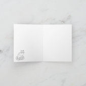 Hallo Huis Blank Bedankkaart (Binnen)