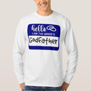 Hallo Ik ben de Godfather van de bruid T-shirt