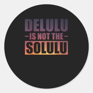 Hallo Ik ben Deep Deluluu Ronde Sticker