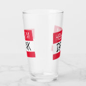 hallo ik ben Drink Humor Glas (Rechts)