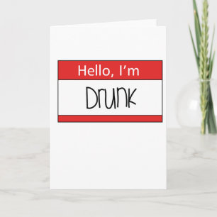 hallo, ik ben drink kaart