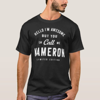 Hallo Ik ben Geweldige Kameron Grappige Naam Kamer T-shirt