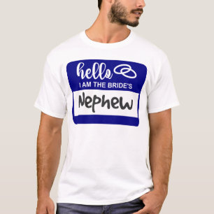 Hallo ik ben het Neefje van de Bruid Trouwnaamkaar T-shirt