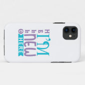 hallo ik ben hier nieuw Case-Mate iPhone case (Achterkant (horizontaal))