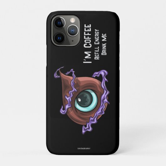 Hallo, ik ben koffie Case-Mate iPhone case (Achterkant)