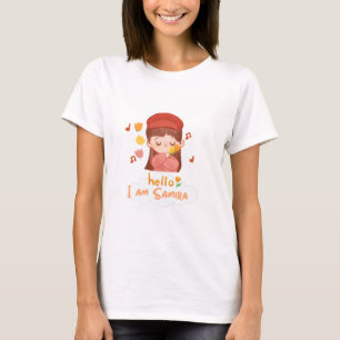 Hallo IK BEN SAMIRA - Schattige esthetisch T-shirt