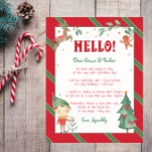 Hallo Ik ben terug Elf Welkom Poster