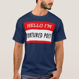 hallo Im een gemartelde dichter T-shirt