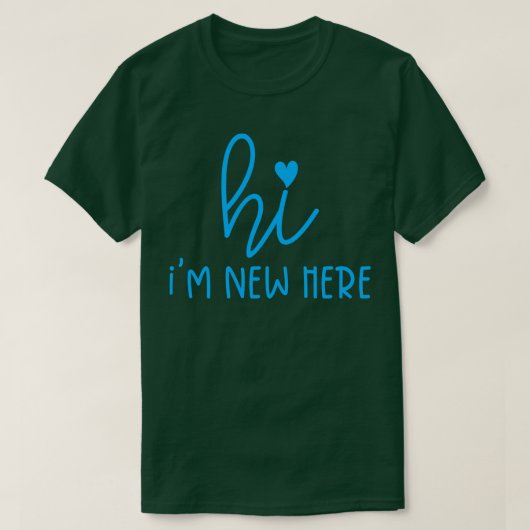 Hallo IM Nieuw Hier 4 T-shirt (Design voorkant)
