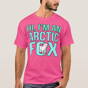 Hallo, in een poolvos t-shirt