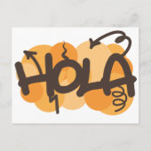 hallo in het Spaans Briefkaart (Voorkant)