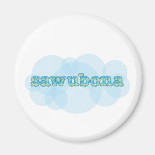 Hallo in zulu wawubona argyle patroon magneet