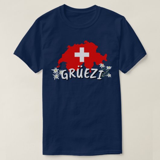 hallo in Zwitserland T-shirt (Design voorkant)