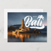 Hallo Indonesisch Briefkaart (Voorkant / Achterkant)