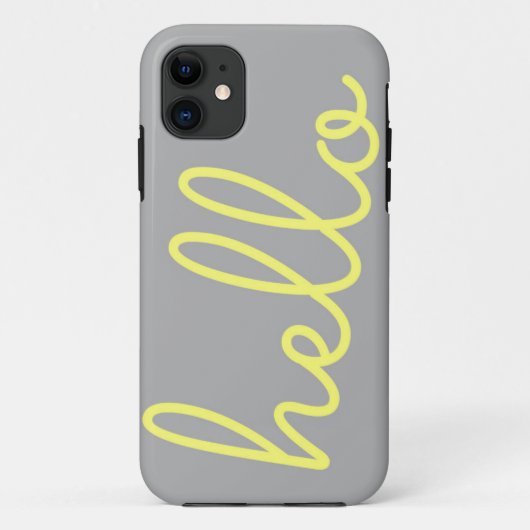 hallo iPhone Case (Achterkant)