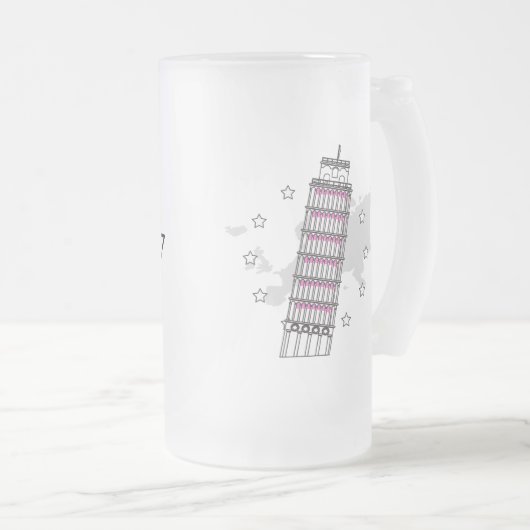 hallo Italië Mok voorgekookte glasbier (Voorkant rechts)