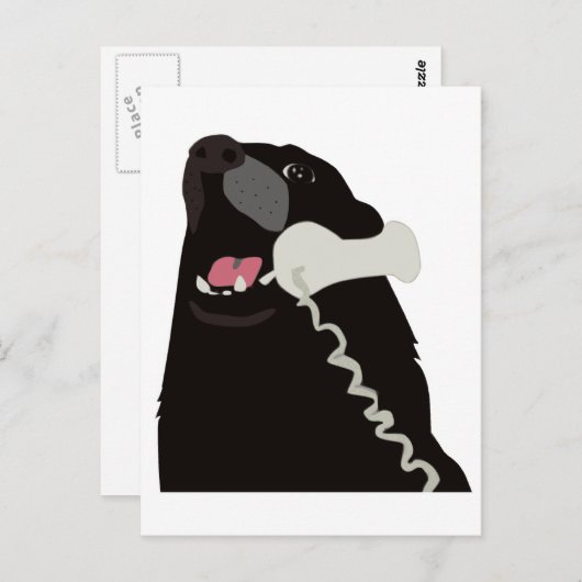hallo JA DIT IS DOG-telefoon Briefkaart (Voorkant / Achterkant)