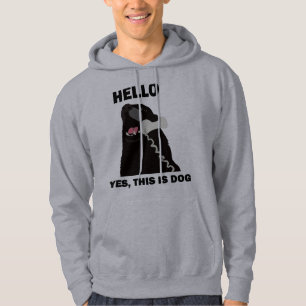 hallo JA DIT IS DOG-telefoon Hoodie