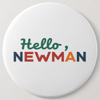 hallo "Ja, Newman." Ronde Button 6,0 Cm
