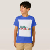 hallo "Ja, Newman." T-shirt (Voorkant volledig)