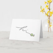 hallo kaart (Gele Bloem)