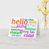 Hallo Kaart (Gele Bloem)