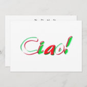 hallo kaart (Voorkant / Achterkant)