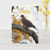 hallo kaart (Gele Bloem)