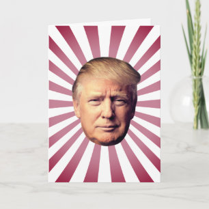 HALLO KAART DONALD TRUMP VRIENDSCHAP