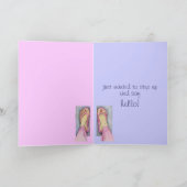 Hallo Kaart Pink Feet (Binnen)