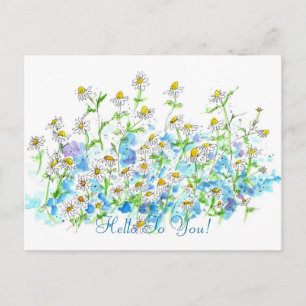Hallo Kamille Daisy Garden Briefkaart