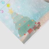 hallo kerst van 1950! tissuepapier (Detail)