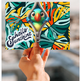 Hallo Kijk A Boo Birdie Briefkaart