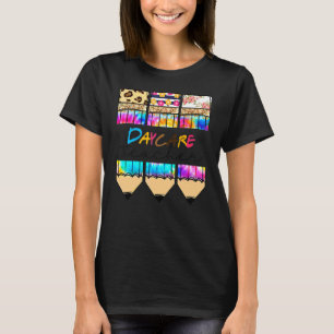 Hallo Kinderdagverblijf Luipaard Tie Dye Potlood S T-shirt