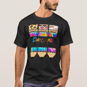 Hallo Kinderdagverblijf Luipaard Tie Dye Potlood S T-shirt