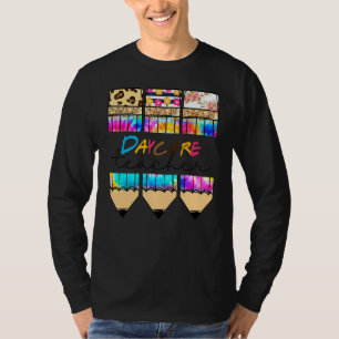 Hallo Kinderdagverblijf Luipaard Tie Dye Potlood S T-shirt