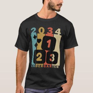 hallo Kindertuin 1 dag terug naar schoolmeisje T-shirt