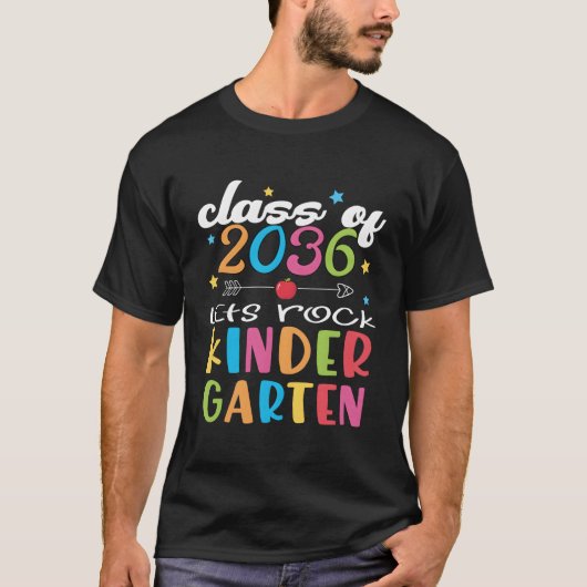 hallo Kindertuin, eerste dag van de kindertuin hie T-shirt (Voorkant)