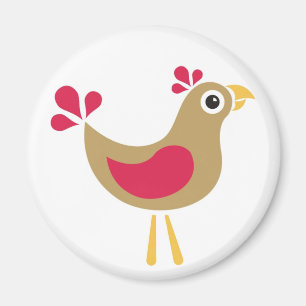 hallo Kip! Funky Chicken Magnet Magneet