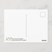 Hallo Kleurrijke herfstbladeren Briefkaarten (Achterkant)