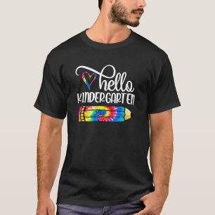 Hallo Kleuter Tie Dye Potlood T-shirt