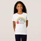 Hallo Kleuterschool Custom T-shirt (Voorkant volledig)