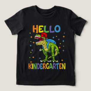 Hallo kleuterschool - eerste schooldag kinderen Tri-Blend shirt