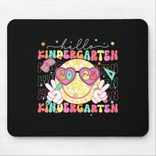 Hallo Kleuterschool Lachend Gezicht Terug naar Sch Muismat