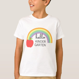 Hallo Kleuterschool Terug naar School Custom T-shirt