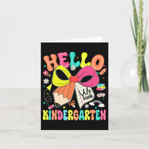 Hallo kleuterschool We zijn terug naar school lera Kaart