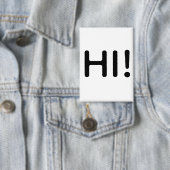 HALLO! KNOP BUTTON (Insitu)